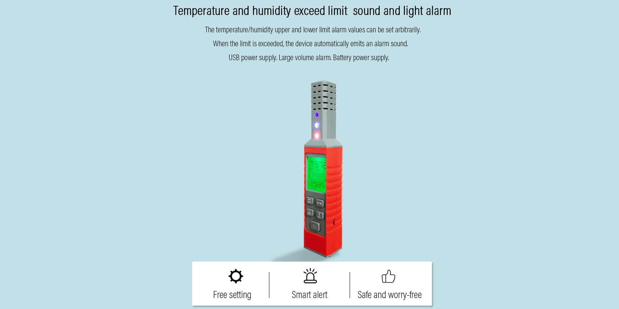 Temperature and Humidity Detectors Wholesales with Factory Direct Price